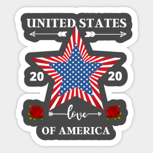 UNITED STATES OF AMERICA Sticker